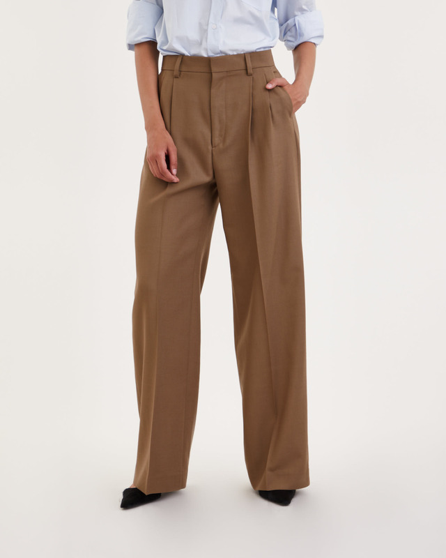 Filippa K Byxor Darcey Wool Nougat 40