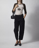 Acne Studios T-shirt Fitted Crewneck Ribbed Beige L