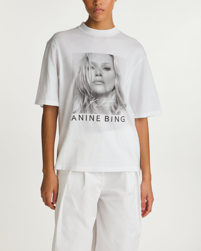 ANINE BING T-Shirt Avi Kate Moss Vit L