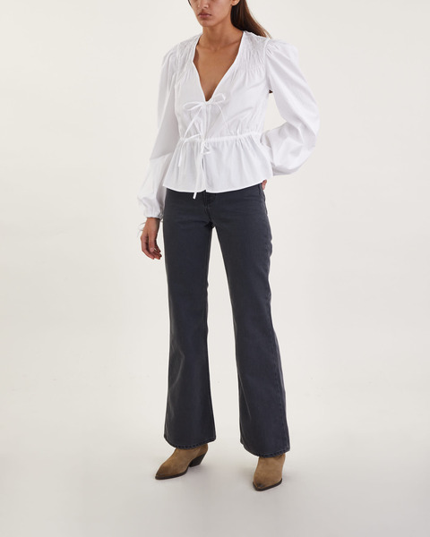 Blus Lrelei Tp Long Sleeve Vit 2