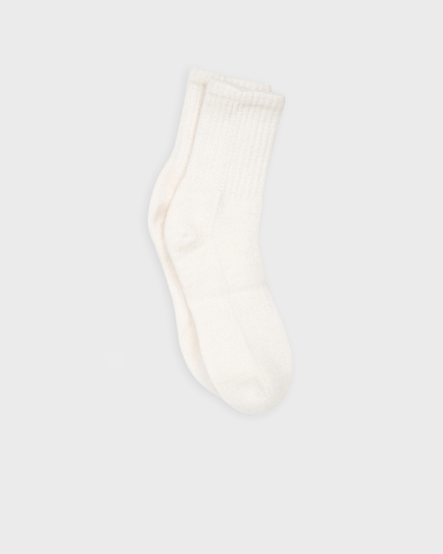 Kujten Strumpor Solid Cashmere Vit ONESIZE