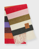 Ganni Scarf Double Face Wool Knit Multicolor ONESIZE