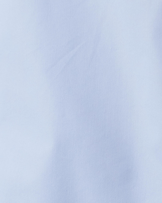 Sportmax Shirt Cotton Cropped Pleated Back Ljusblå IT 48 (EUR L-XL)