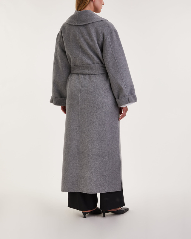 By Malene Birger Coat Trullem Grey melange 34