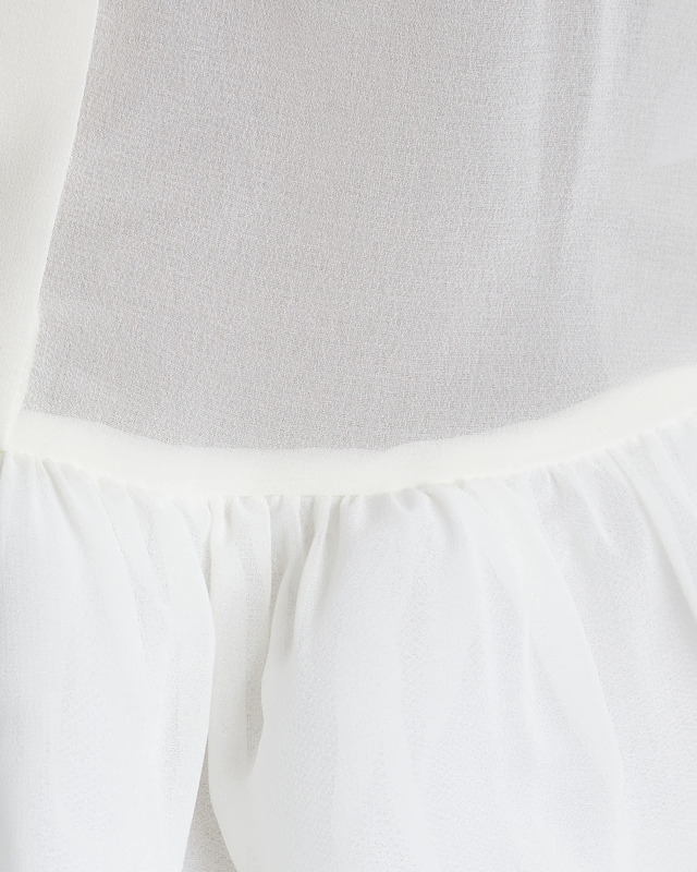 Malina Blouse Alva Frill Vanilj M