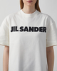 Jil Sander T-Shirt Logo Cotton Porcelain M