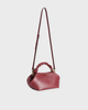 GANNI Väska Bou Small Burgundy  ONESIZE