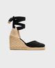 Castaner Carina Wedge Sandal Black EUR 36