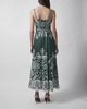 FARM Rio Dress Miranda Belt Buckles Maxi Grön S