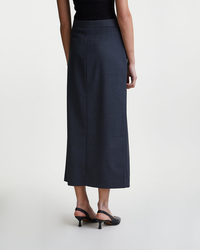 Filippa K Skirt Long Tailored  Mörkgrå 40