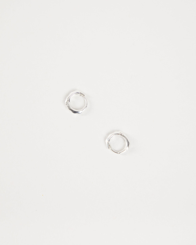 Wakakuu Icons Mini hoops silver Silver ONESIZE