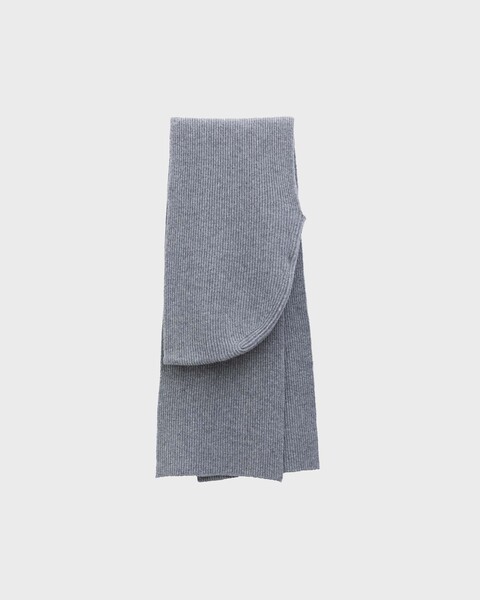 Scarf Rib Beanie Grey melange ONESIZE 1