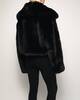 Acne Studios Jacket Faux Fur Collar  Black 34