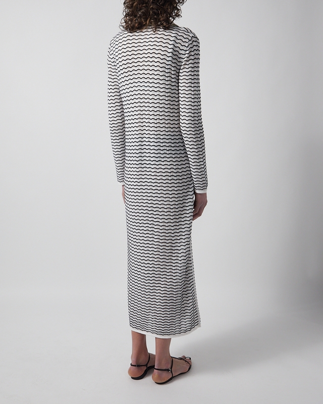 Dagmar Klänning Lace Shirt Vit/svart M