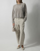 Soft Goat Genser Brushed Crewneck Greige M