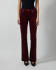 7 For All Mankind Bukser THE LEGGY BOOTCUT Velvet Burgundy 29