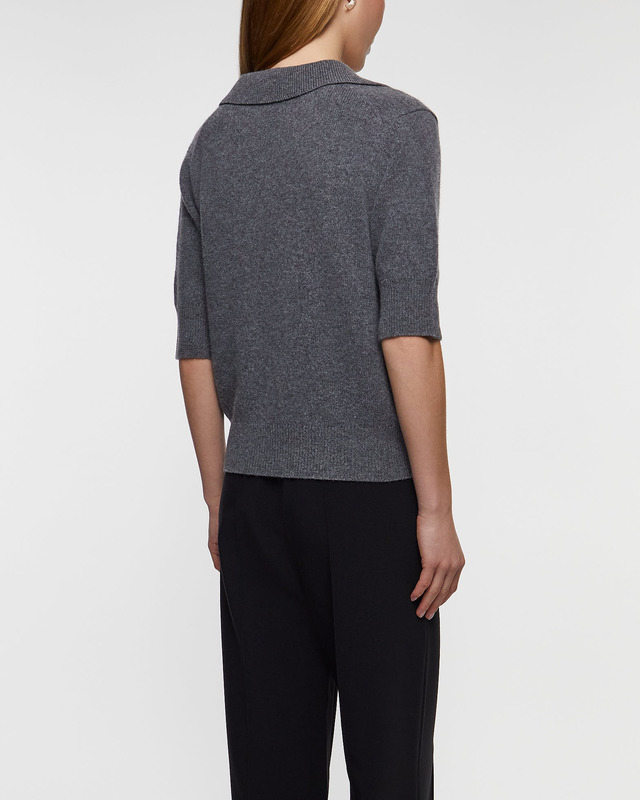 Wakakuu Icons Top Lisabon Wool Cashmere Grå M