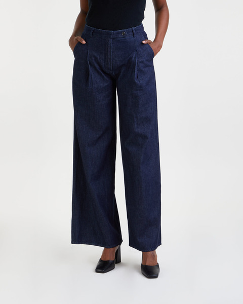 Byxor Eclipse Wide Pants Denim 1
