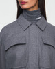 Jil Sander Skjorta Wool Blend  Beige 38