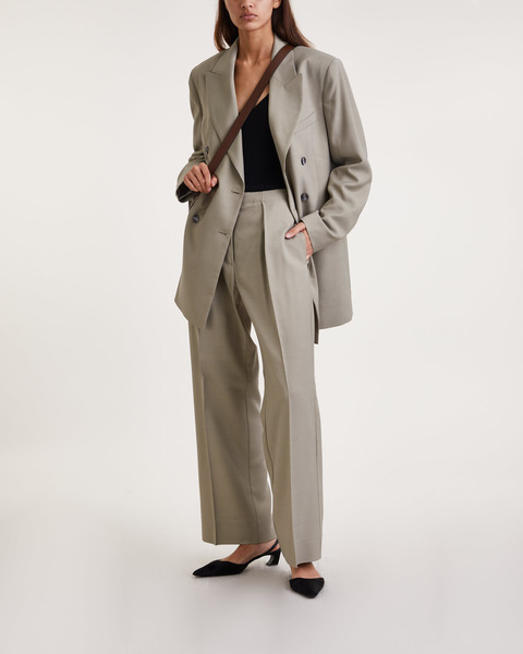 Trousers Herringbone Suit Grå 1