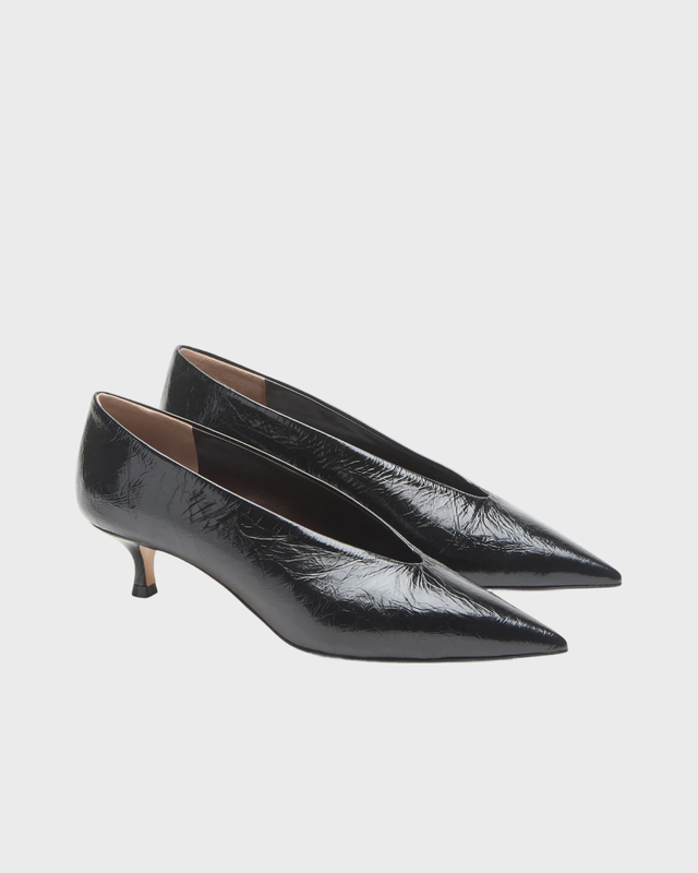 Le Monde Beryl Heels Babouche Kitten Black EUR 36