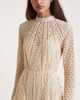 Zimmermann Klänning Luminosity Lace Panelled Midi Creme 0 (XS-S)