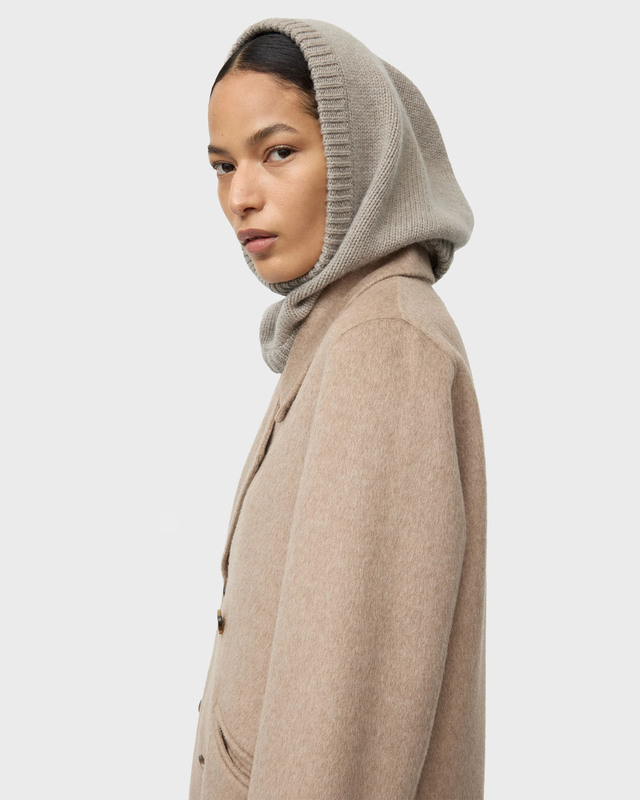 Soft Goat Balaklava Greige ONESIZE