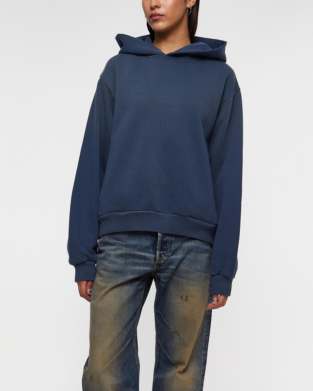 Acne Studios Hoodie Logo Blå XXS