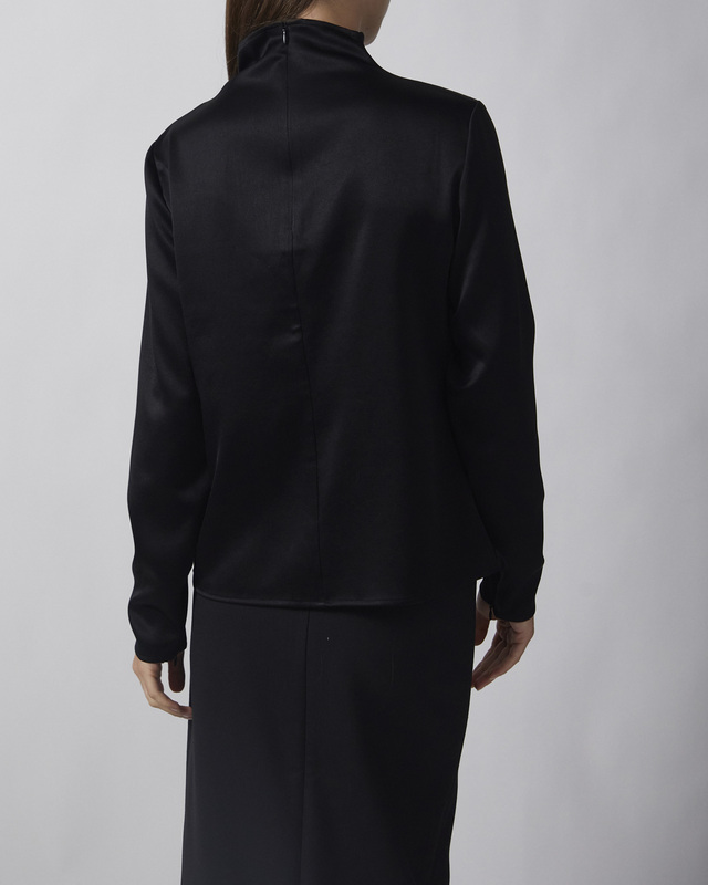 Wakakuu Icons Bluse Lorde Satin Black S