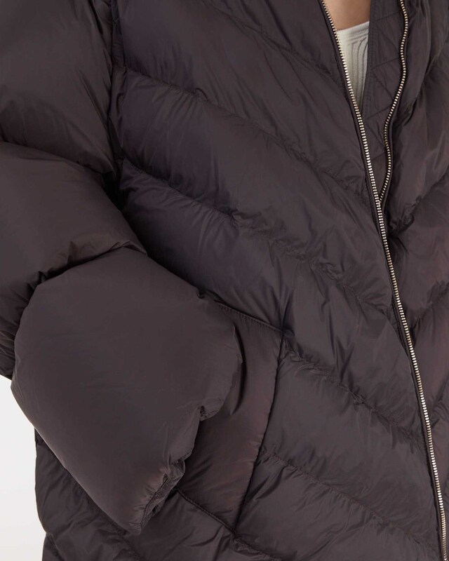 Khaite Farrow Puffer Mörkbrun S
