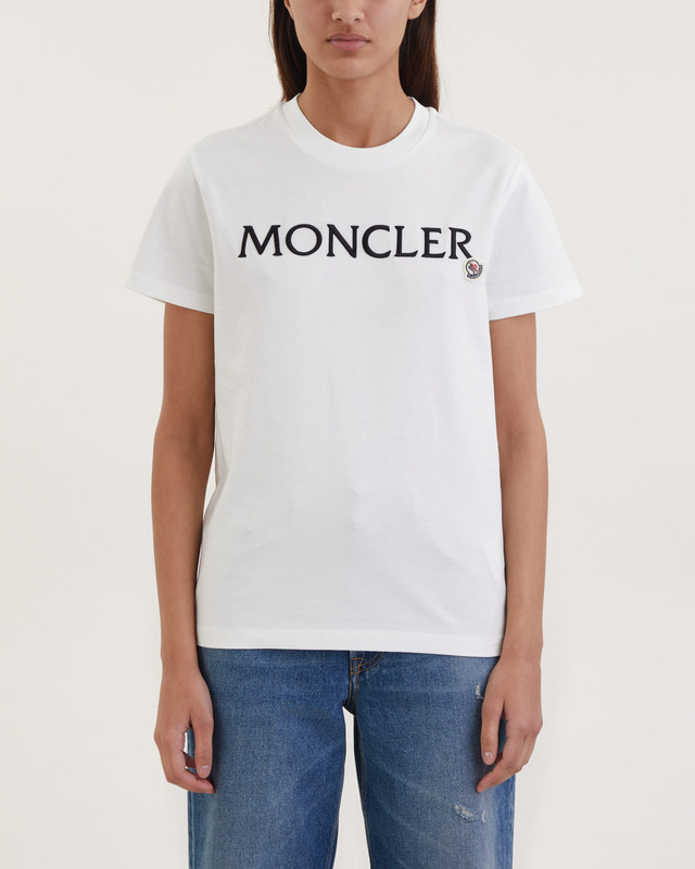 Moncler T-Shirt Maglia Maniche Corte Natural L