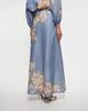 Zimmermann Skirt Cascadian Bias Blue 0 (XS-S)
