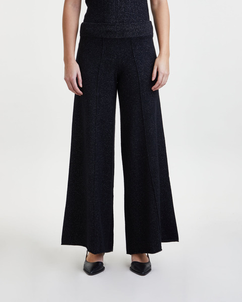 Byxor Ilaria Sparkle Cashmere Svart 2