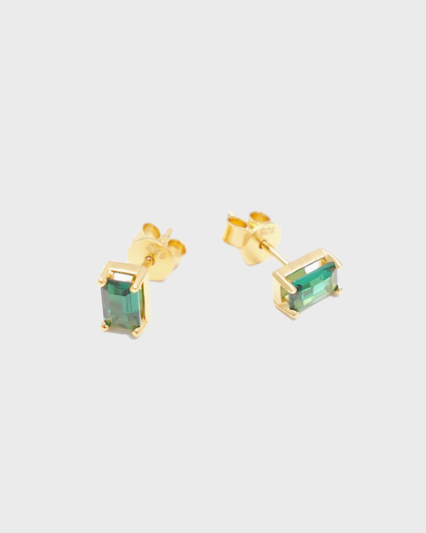 Earring Colorful Studs  Green ONESIZE 1