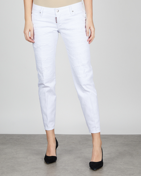 Jeans Jennifer Cropped White 1