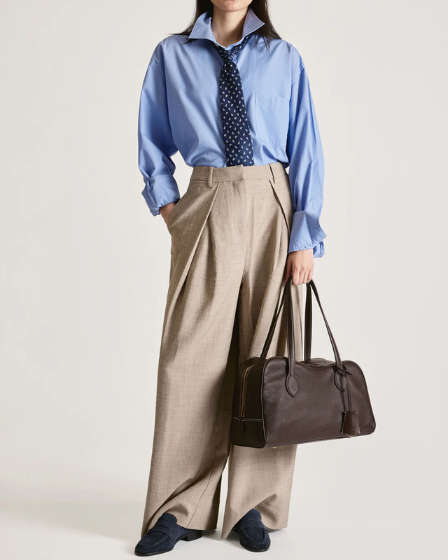 ATP Atelier Bag Noale Walnut Contrast Stitch Valnöt ONESIZE