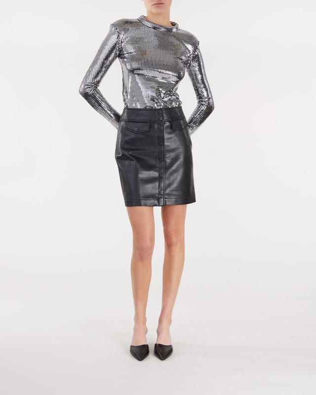 Rodebjer Topp Marion Square Silver XL