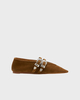 Le Monde Beryl Ballerina Claudia Slipper Taupe EUR 38