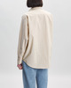 Filippa K Skjorta Stripe Poplin Gul 38