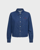 Mother Denim Skjorte THE HONOR ROLL Dark Blue Wash L
