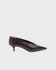 Le Monde Beryl Pumps Babouche Kitten Heel Plum EUR 41