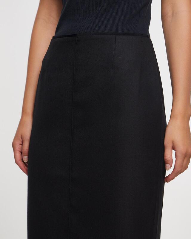 Dagmar Skirt Pencil Midi  Black 38