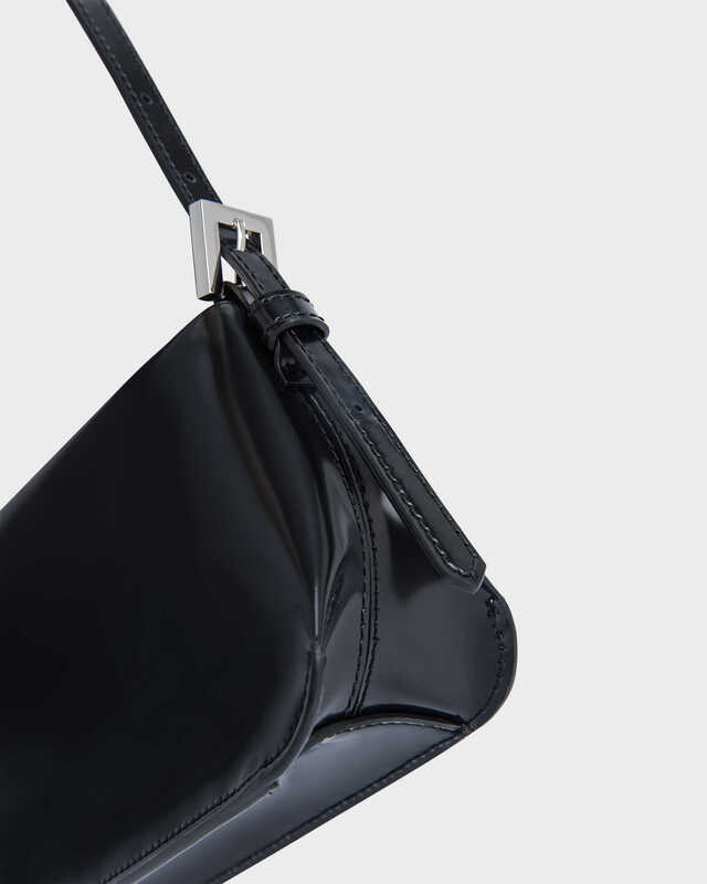 By Far Bag Dulce Black Semi Patent Leather Black ONESIZE