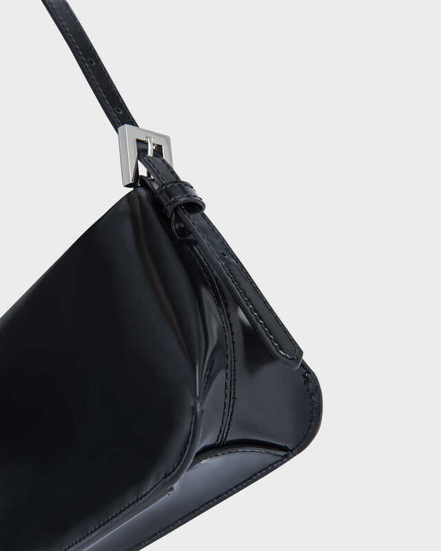 By Far Väska Dulce Black Semi Patent Leather Svart ONESIZE