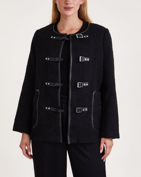 Jacket Malia boucle wool blend Svart 1