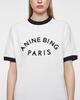 Anine Bing T-Shirt Jaylin Paris  Ivory XS