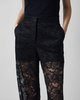 Sportmax Byxor Floral Lace  Svart XS
