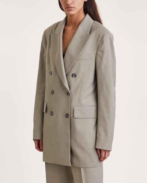 Blazer Double Breasted Suit Grå 2