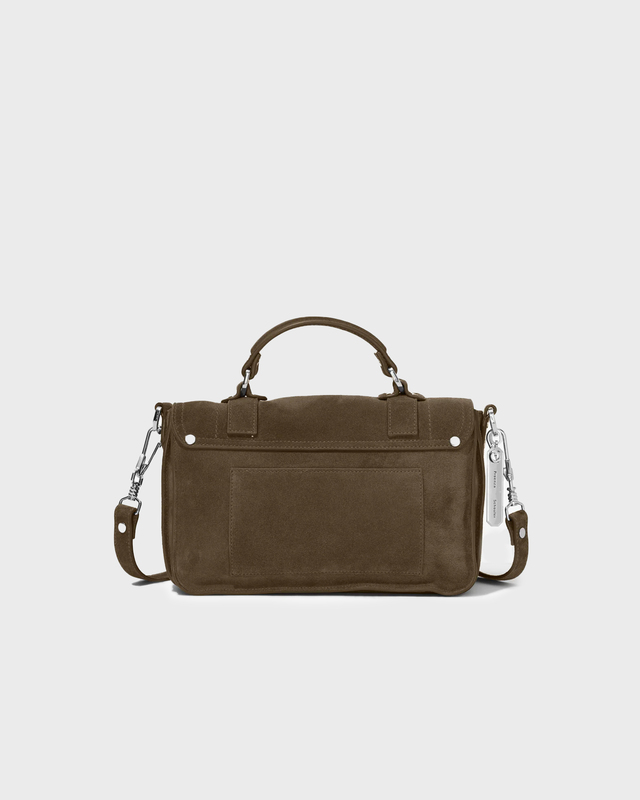 Proenza Schouler Bag PS1 Suede Tiny Brown ONESIZE