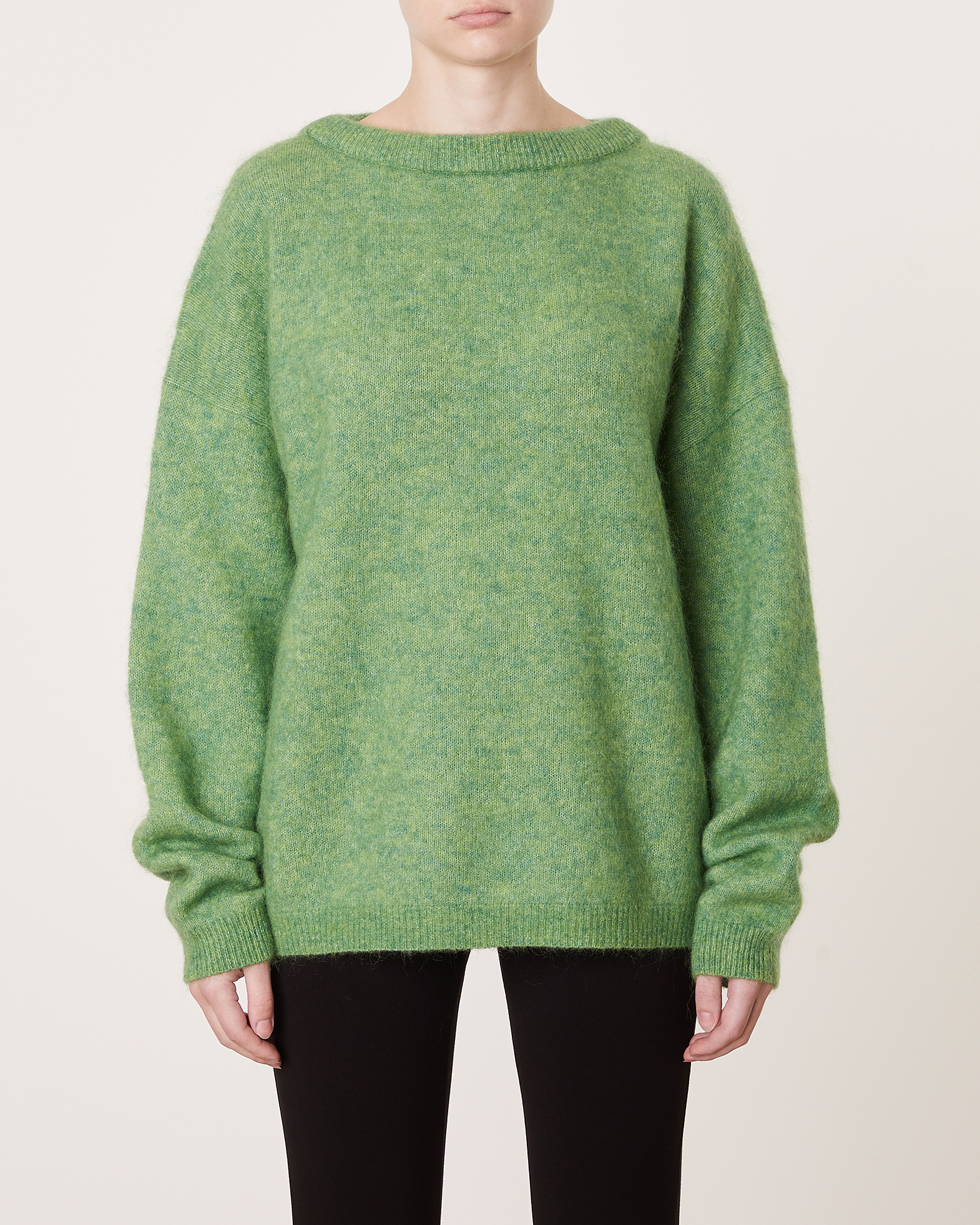 acne studios green sweater